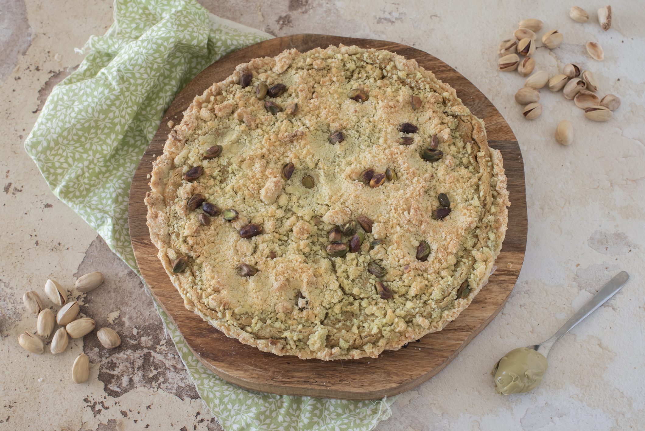 sbriciolata al pistacchio