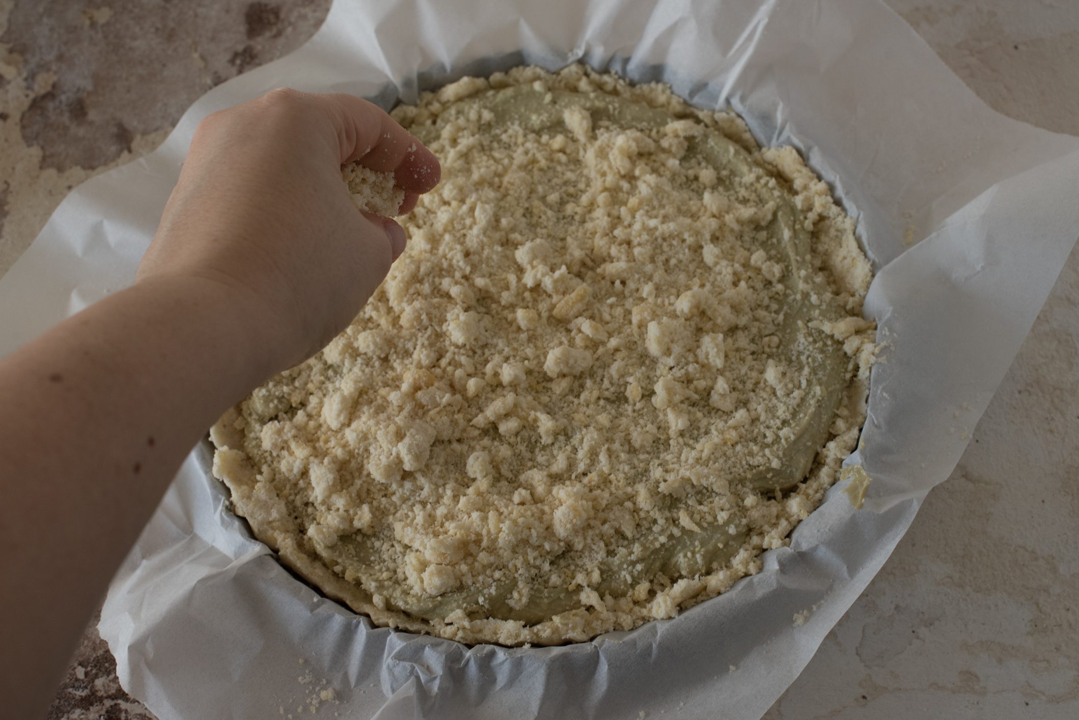 sbriciolata al pistacchio