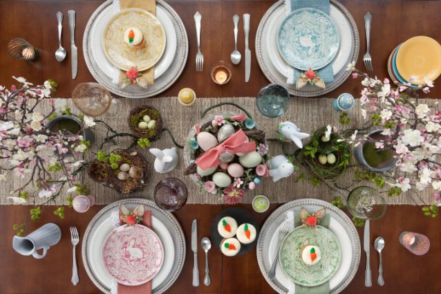 come apparecchiare la tavola di pasqua