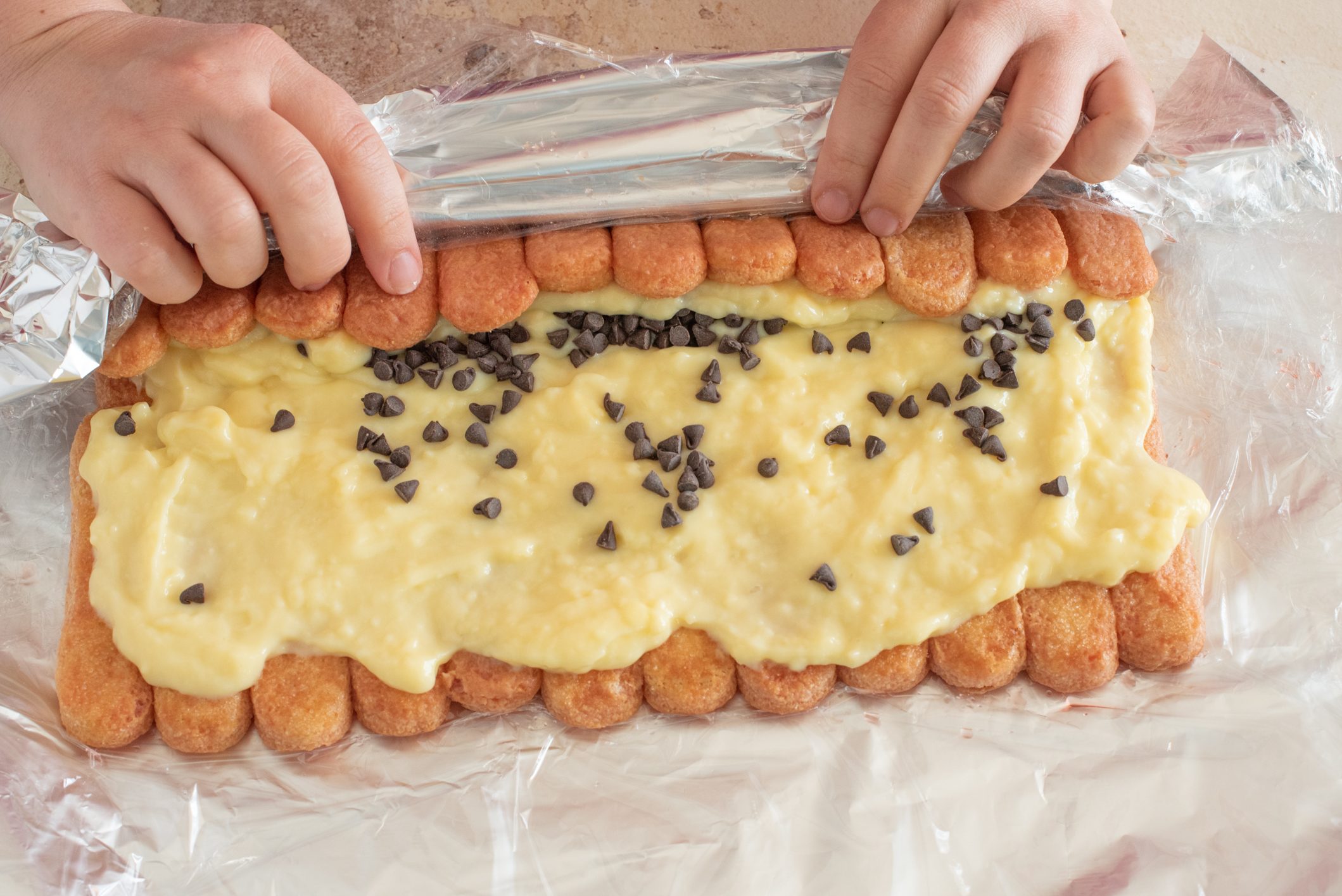 rotolo di zuppa inglese