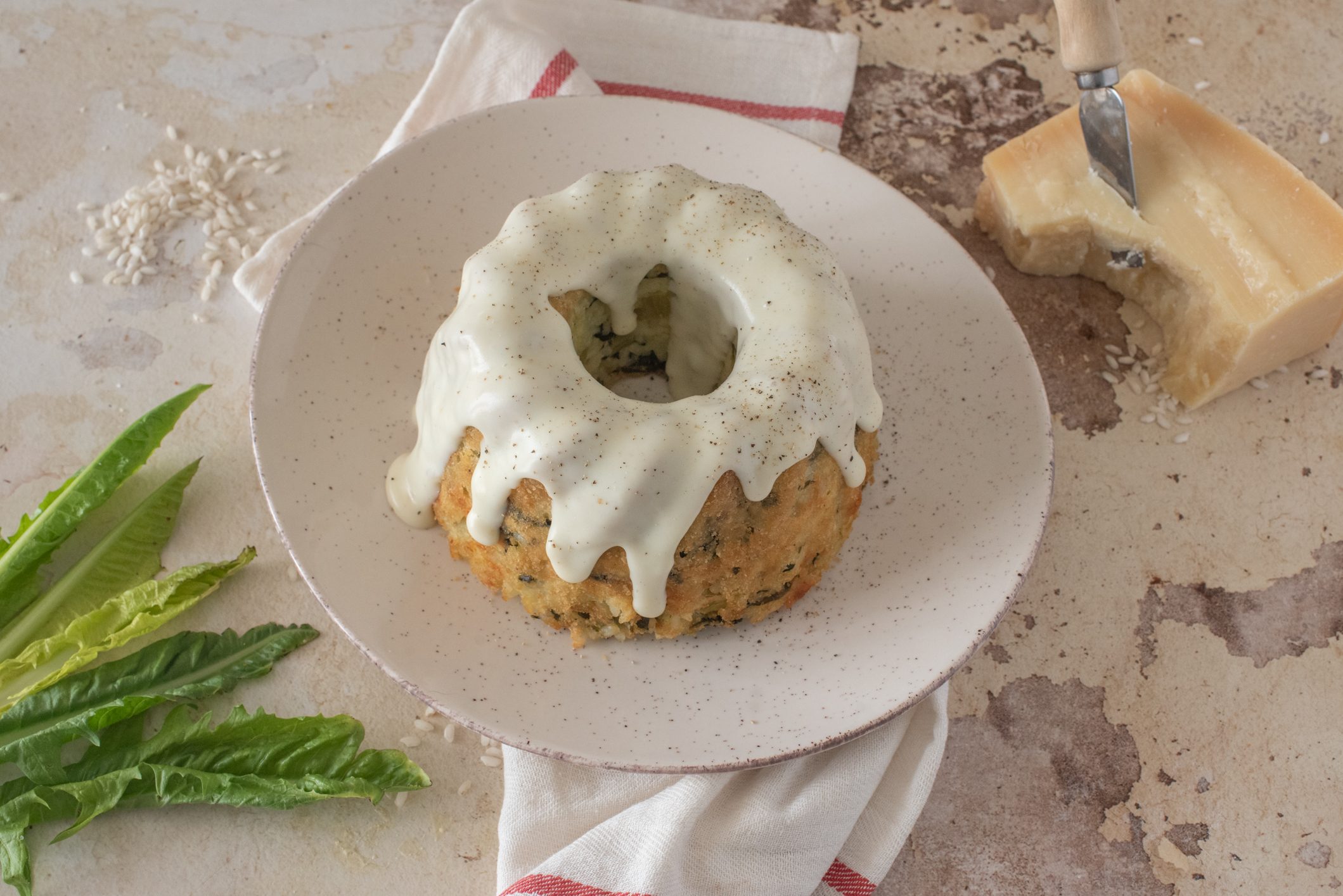 timballo di riso con catalogna