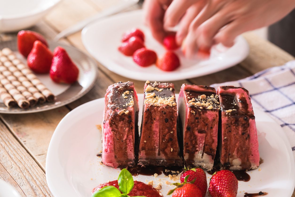 dolci con le fragole