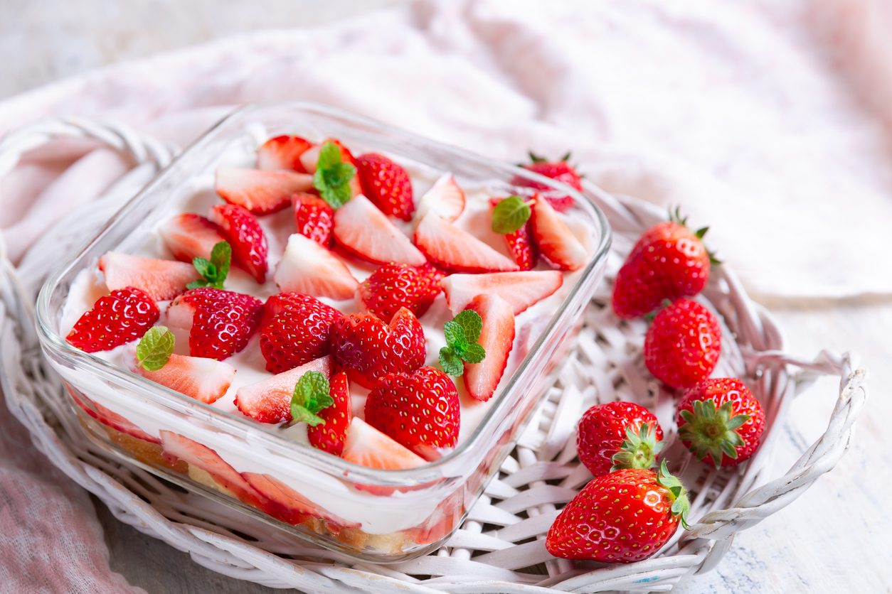 dolci con le fragole