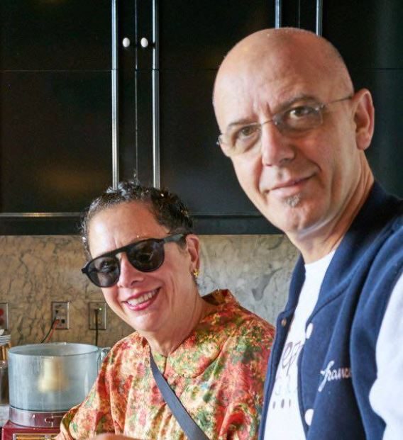 Nancy Silverton con Franco Pepe a Caiazzo