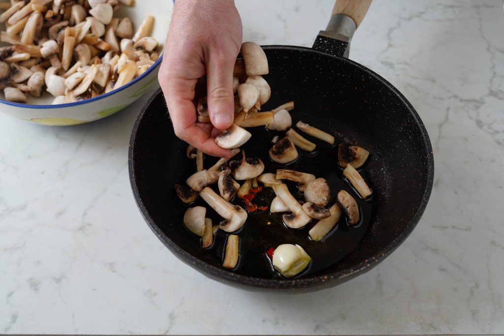 cuocere funghi