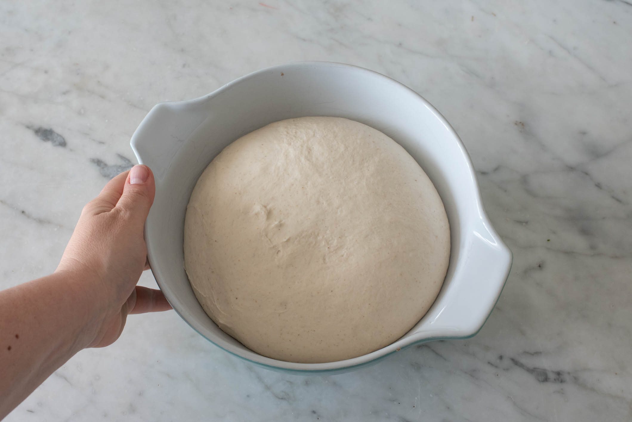 Focaccia con cime di rapa