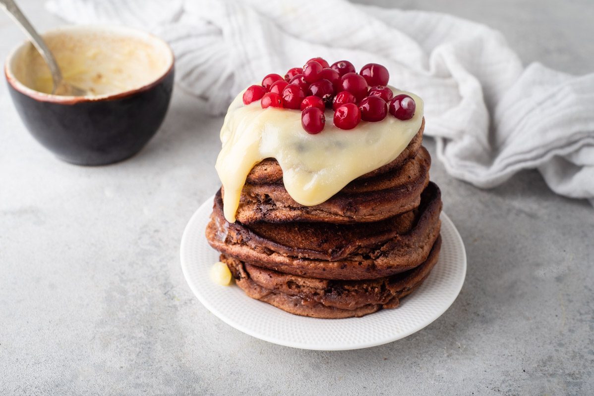 pancakes al cacao