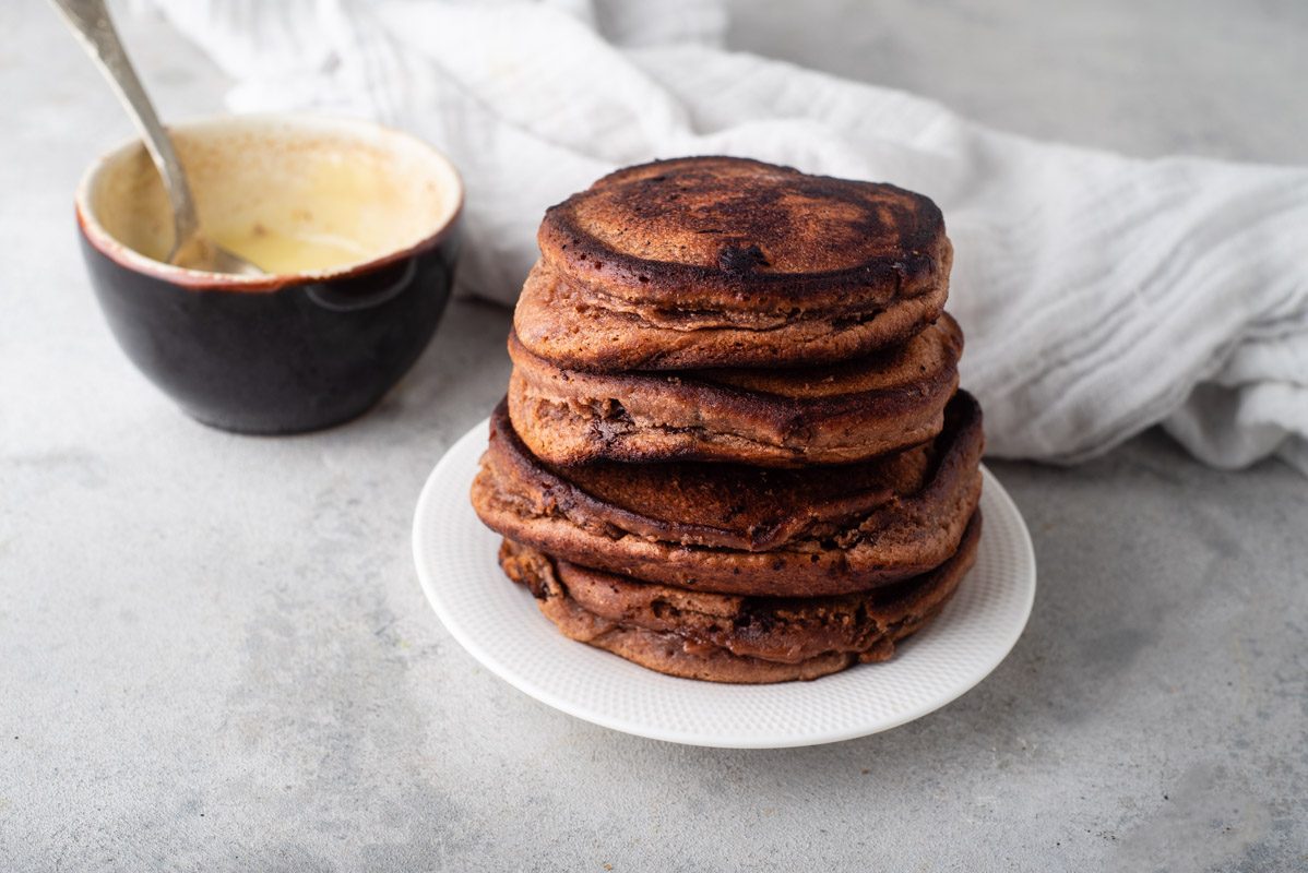 pancakes al cacao