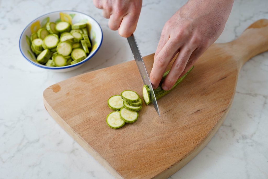 tagliare zucchine