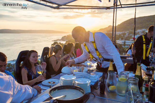dinner in the sky cena