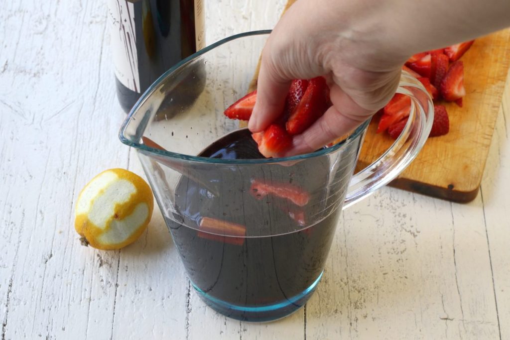 aggiungere le fragole