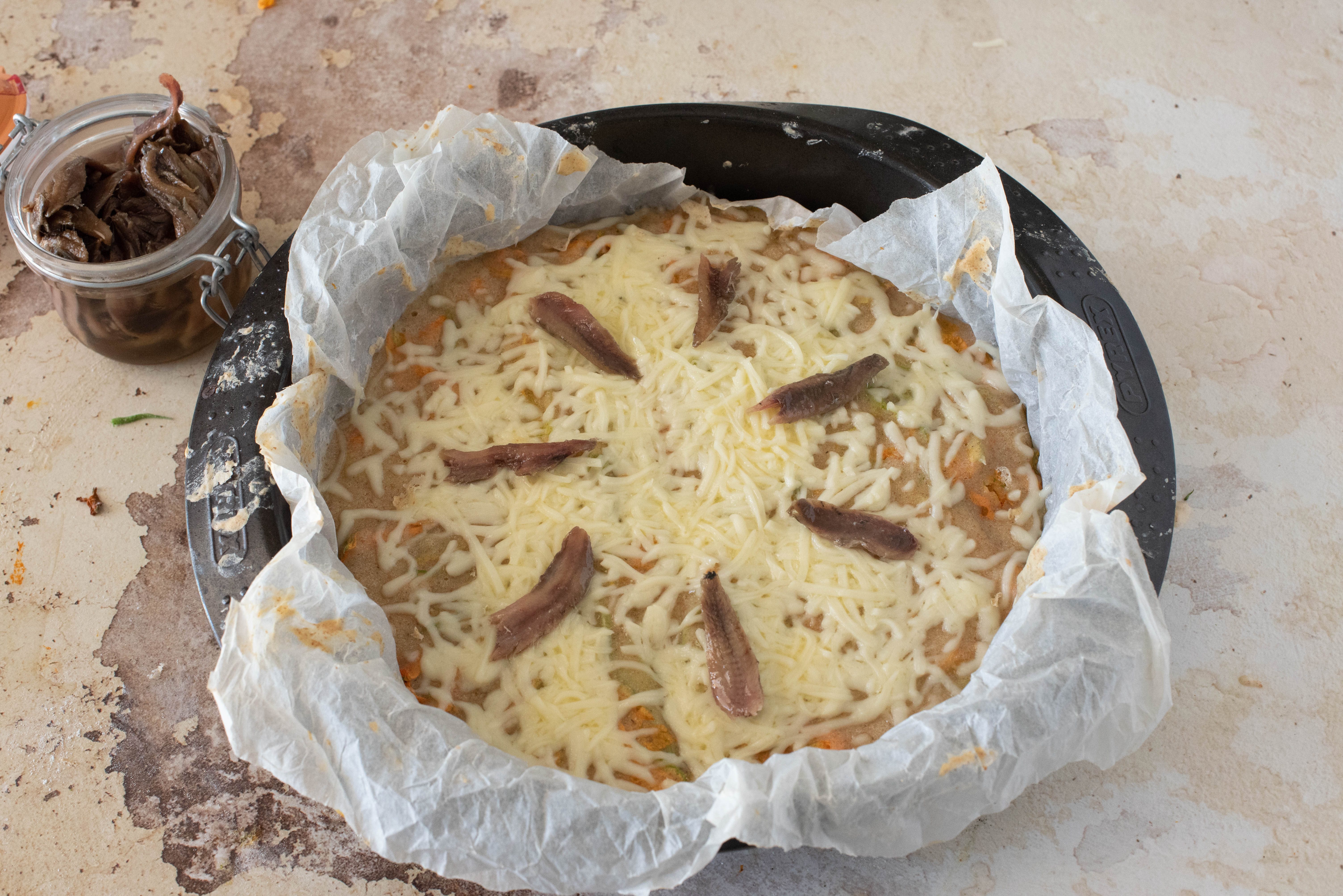 Pizza di fiori di zucca di mamma Graziella