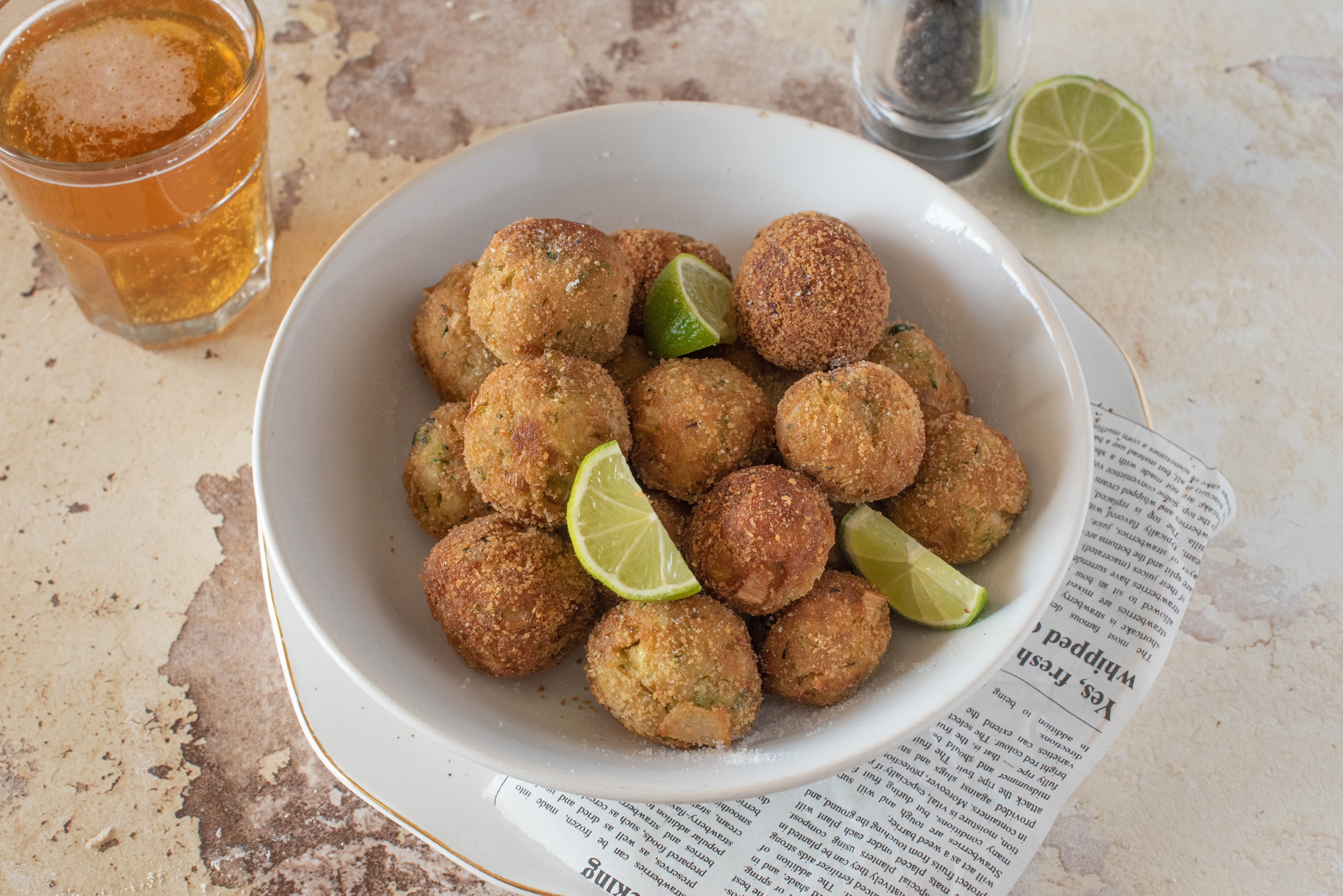 polpette di merluzzo e zucchine