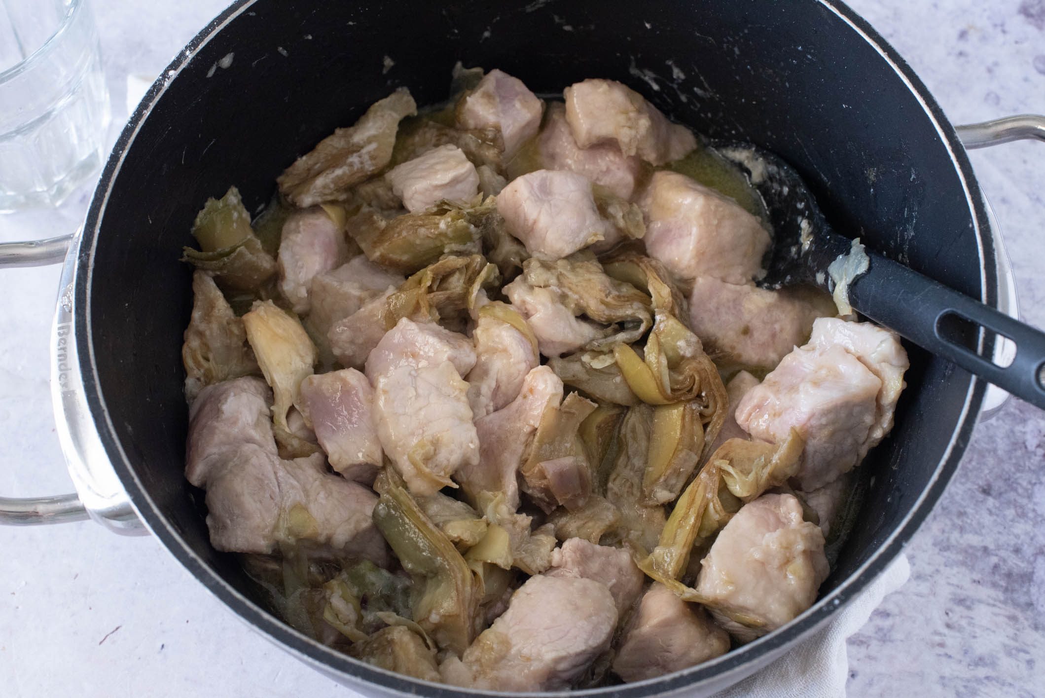 Spezzatino con i carciofi