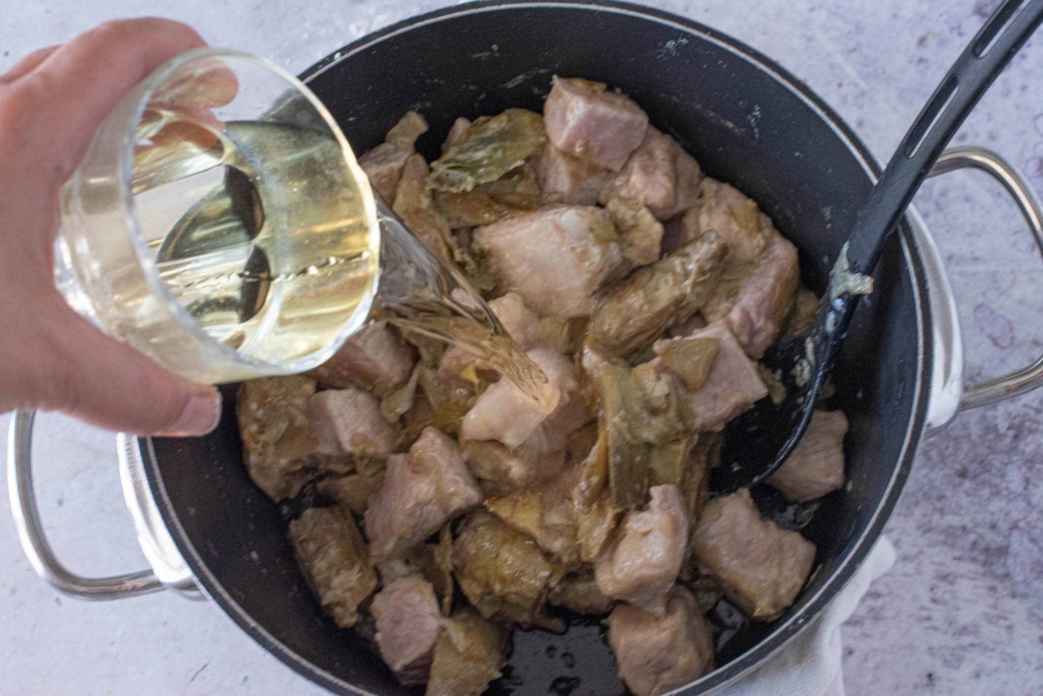 Spezzatino con i carciofi