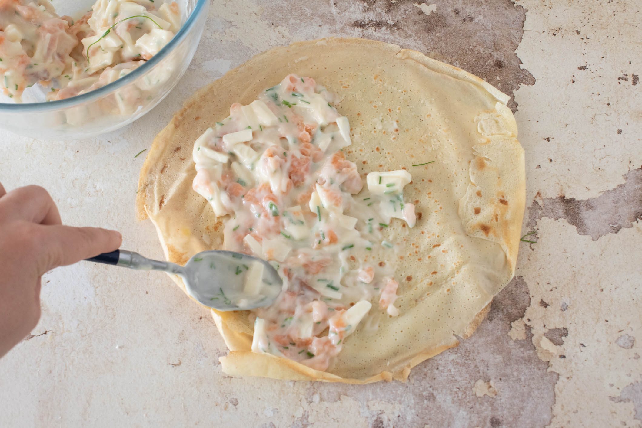 crespelle al salmone