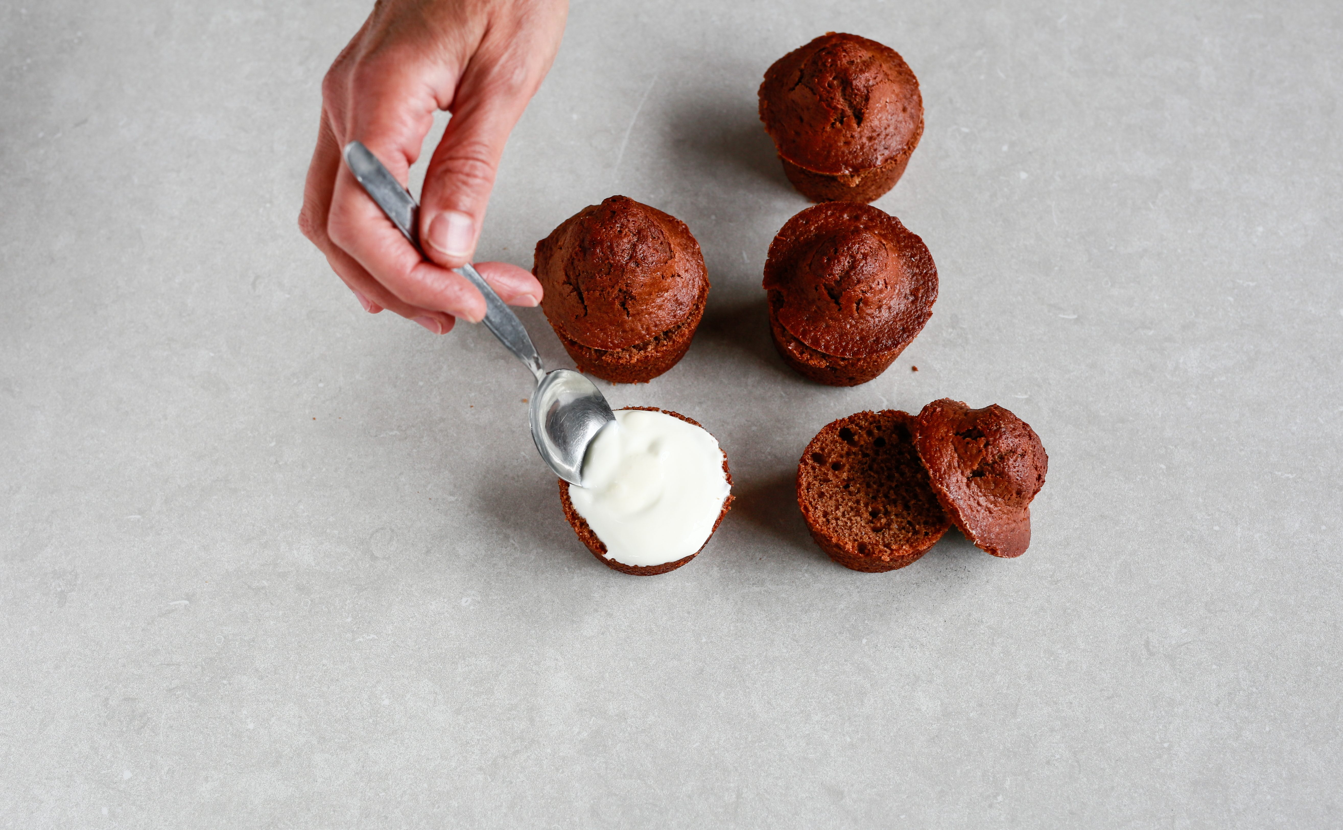 red velvet muffin