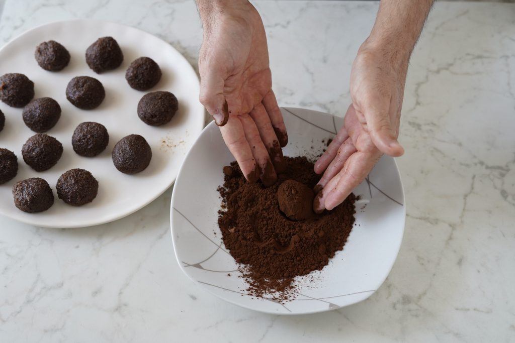 ripassare nel cacao