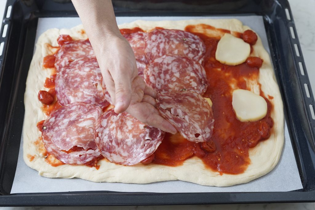aggiungere salame