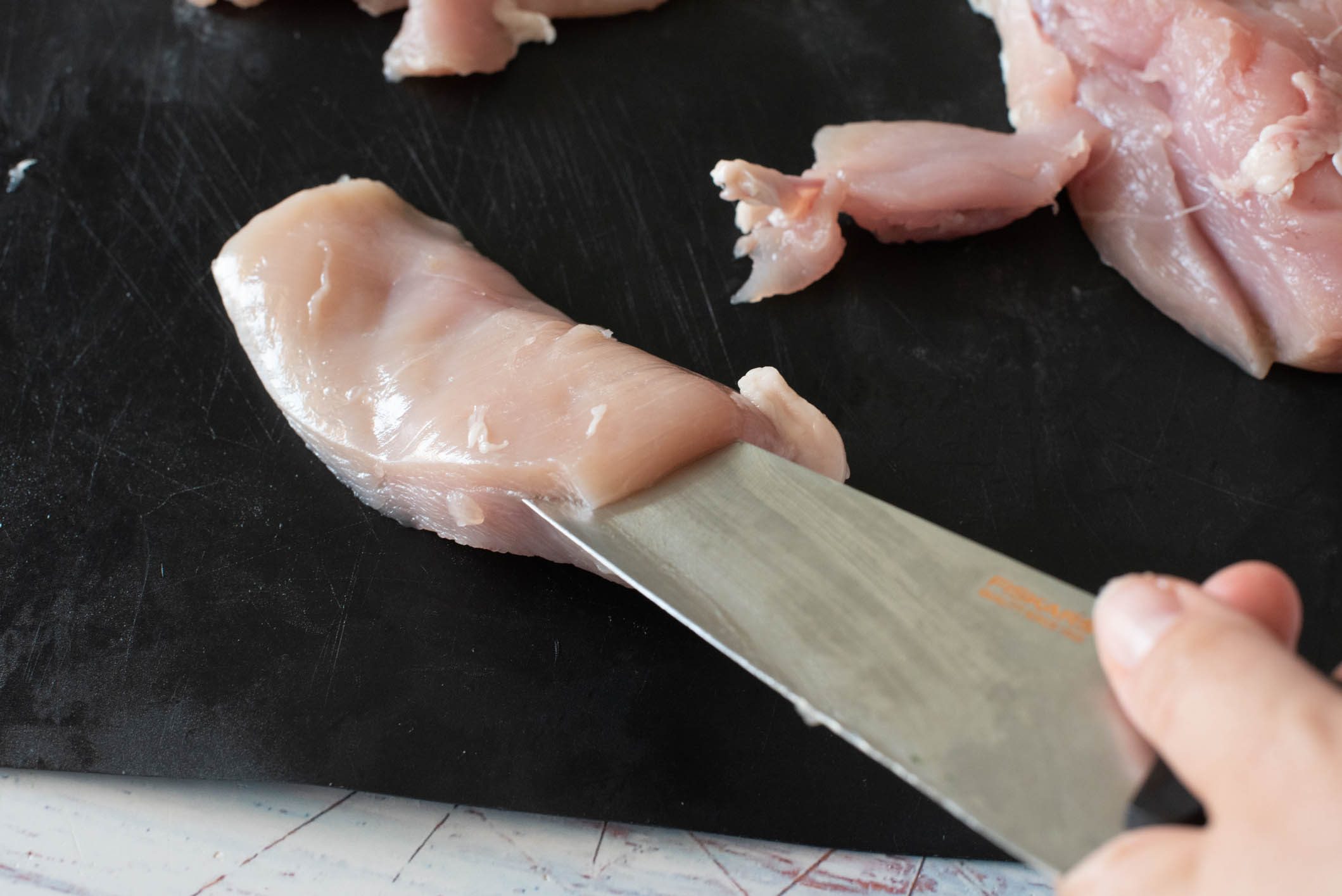 Cotolette di pollo ripiene al forno