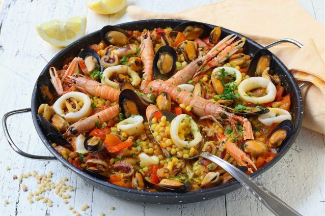 Paella sarda