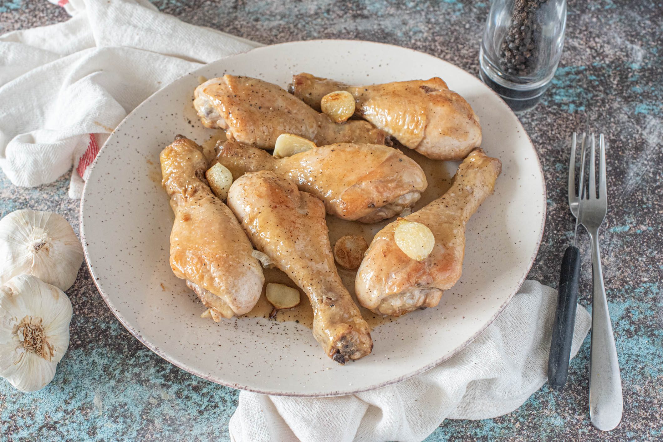 pollo all'aglio