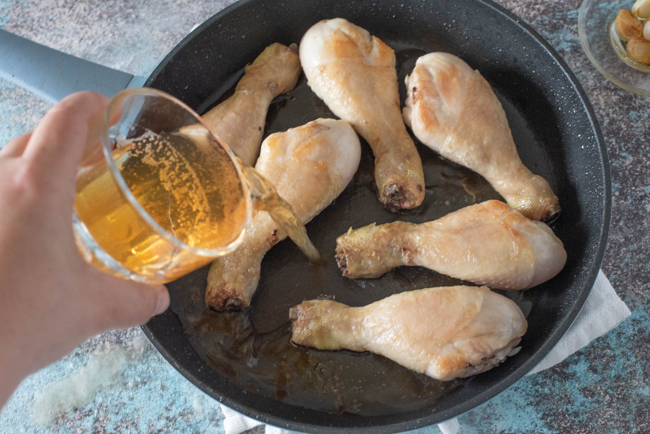 pollo all'aglio