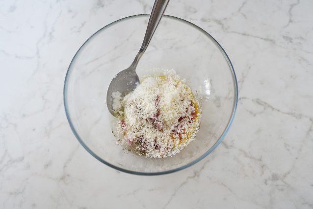 barchette prosciutto e formaggio