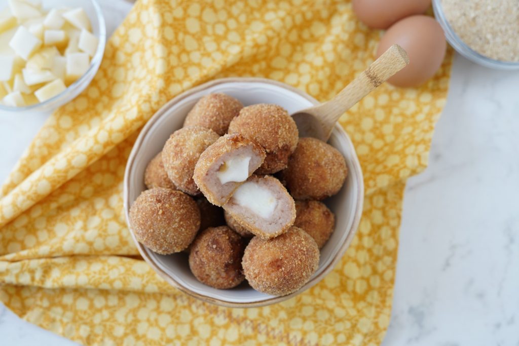 polpette prosciutto e scamorza