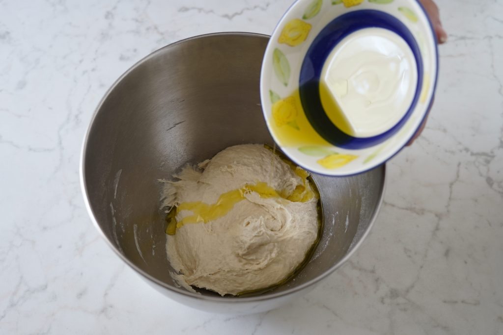 aggiungere olio