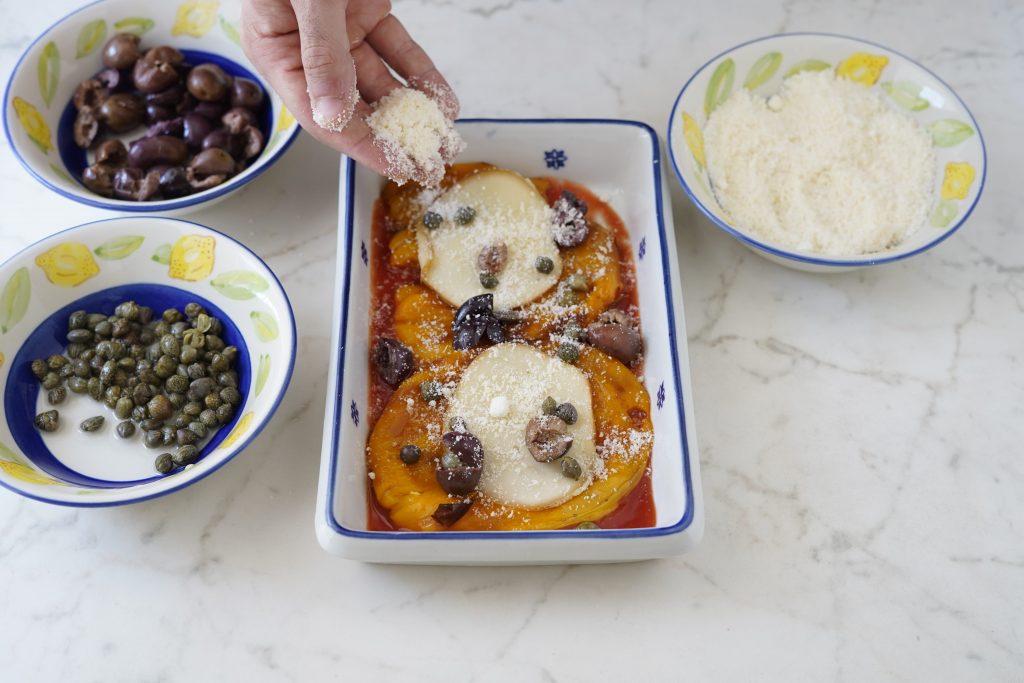 comporre parmigiana