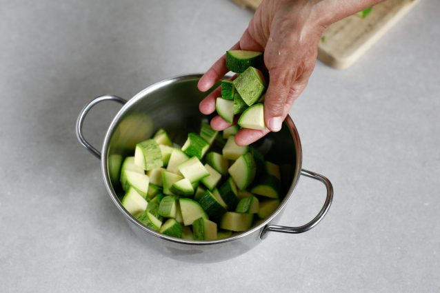 zuppa fredda di zucchine