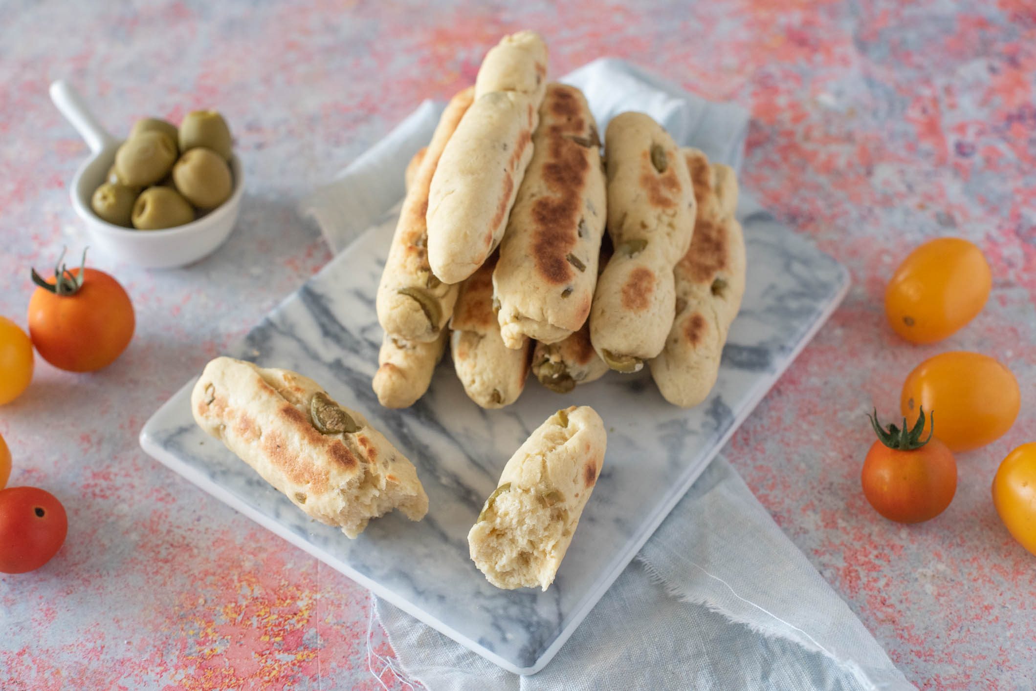 bastoncini alle olive in padella