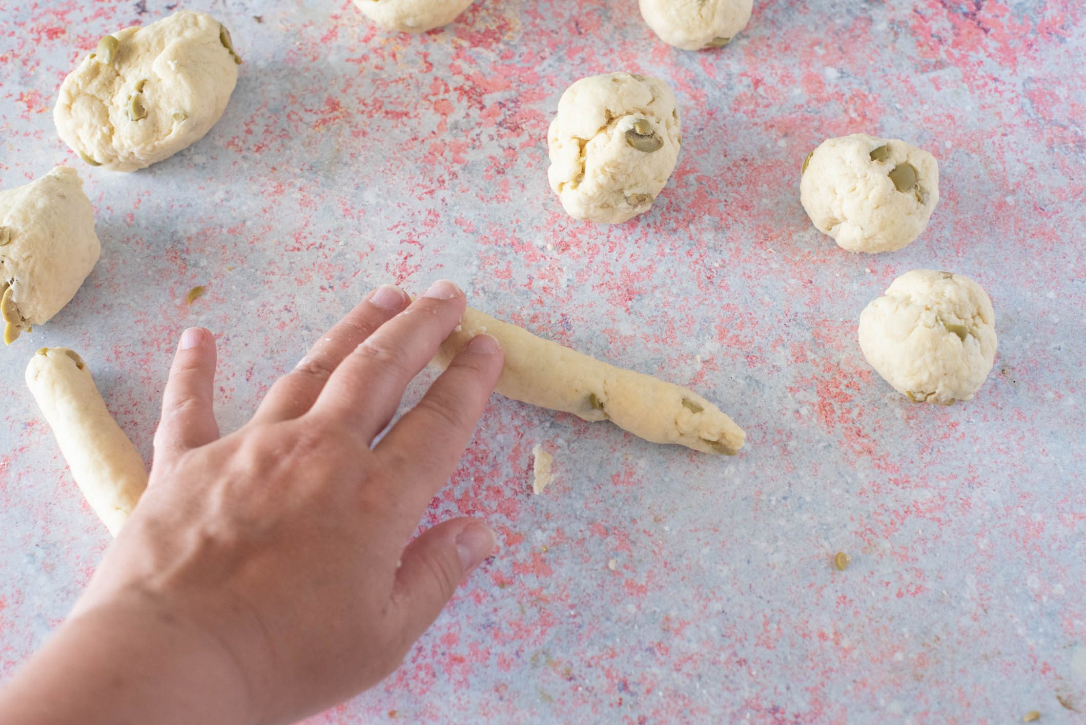 bastoncini alle olive in padella