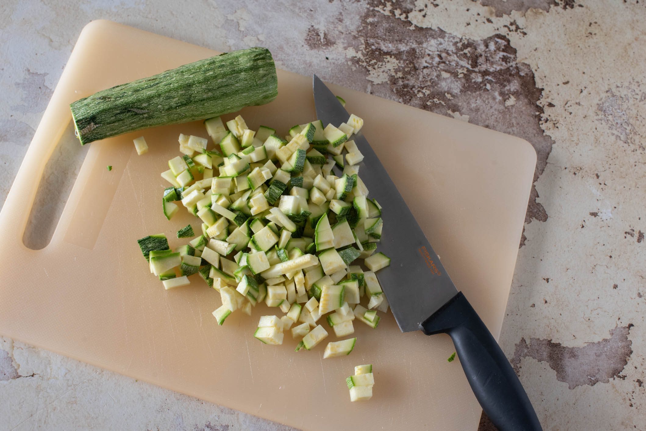 cous cous vongole e zucchine
