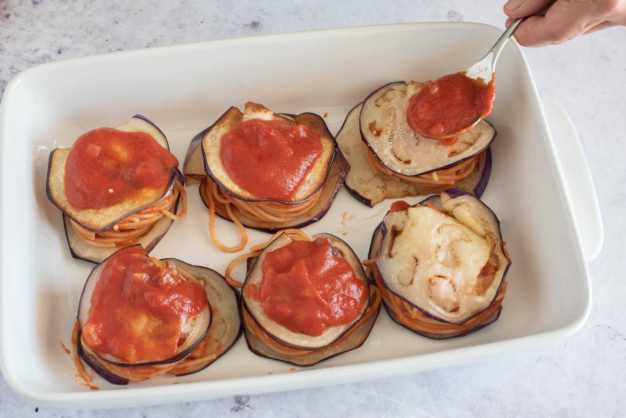 Doppiette di melanzane alla messinese