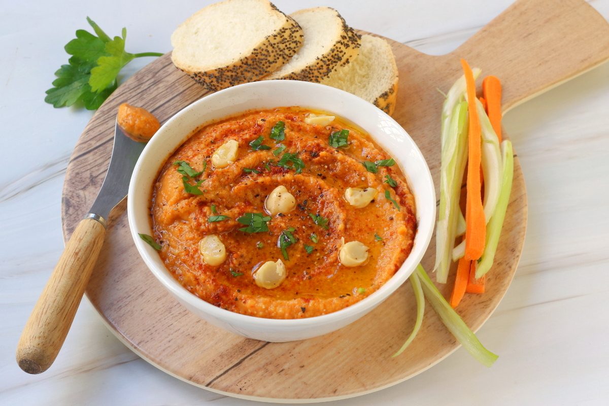 servire hummus