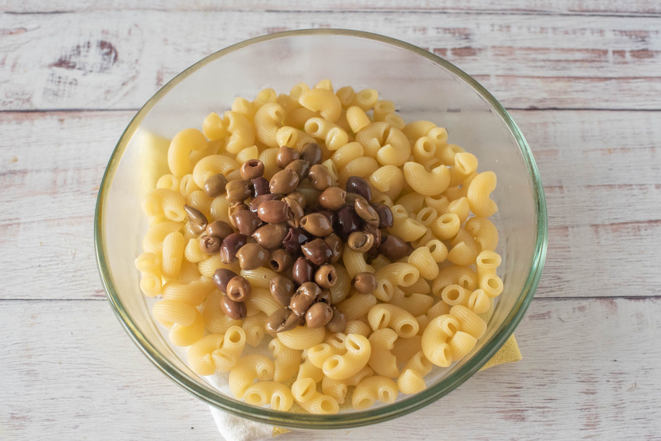 pasta fredda con i friggitelli