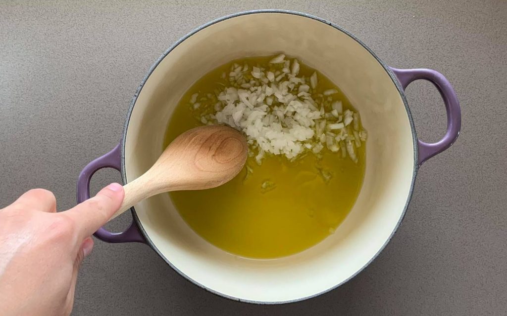 preparare soffritto