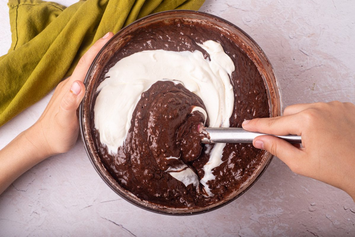 Torta al cioccolato con panna acida