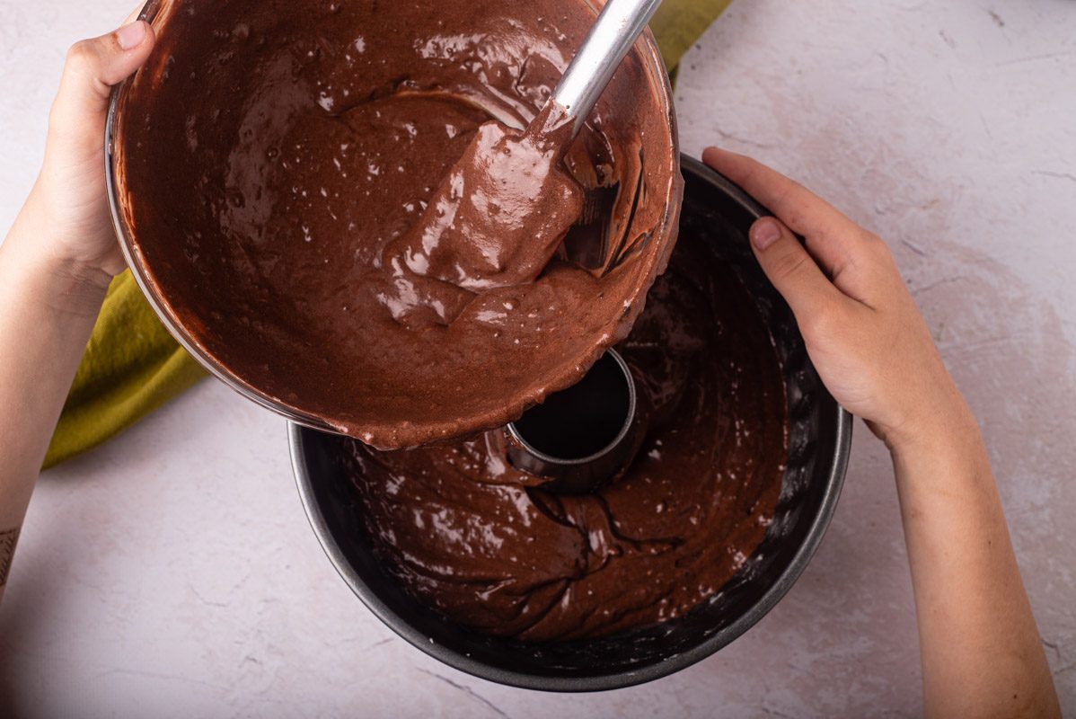 Torta al cioccolato con panna acida