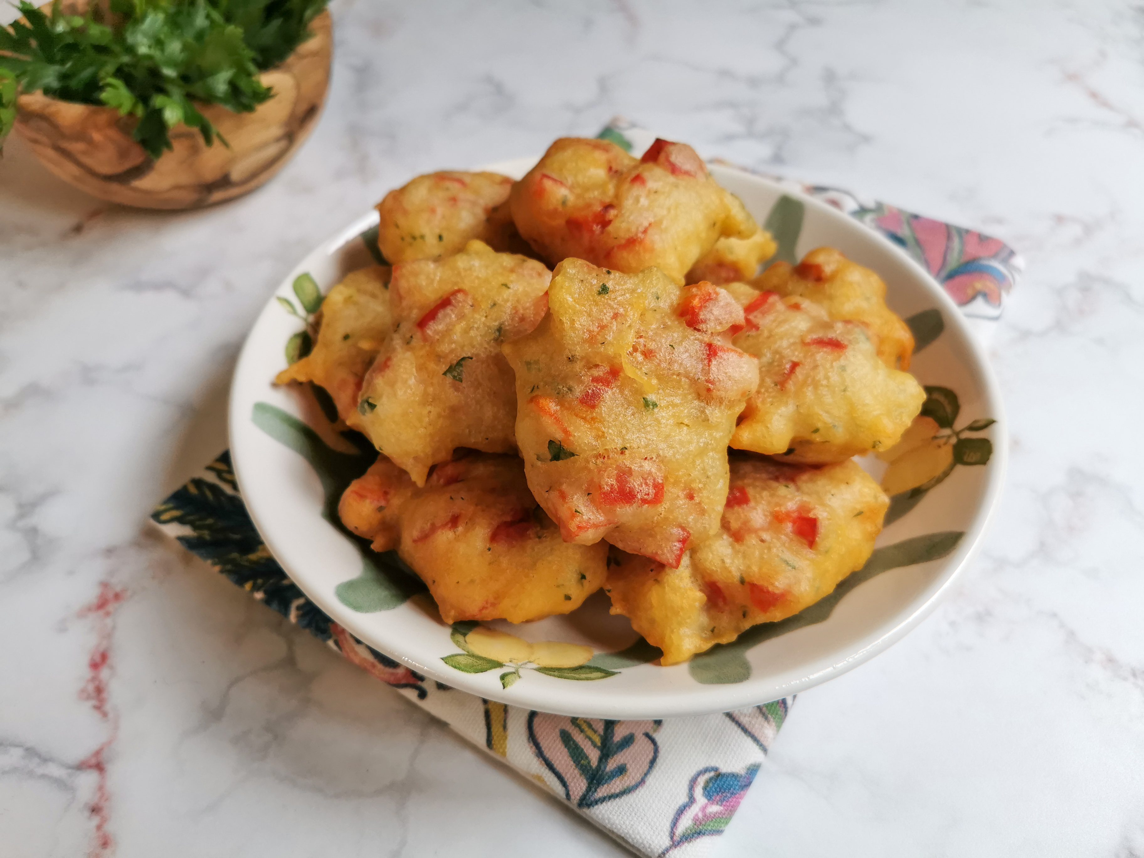 Frittelle ai peperoni
