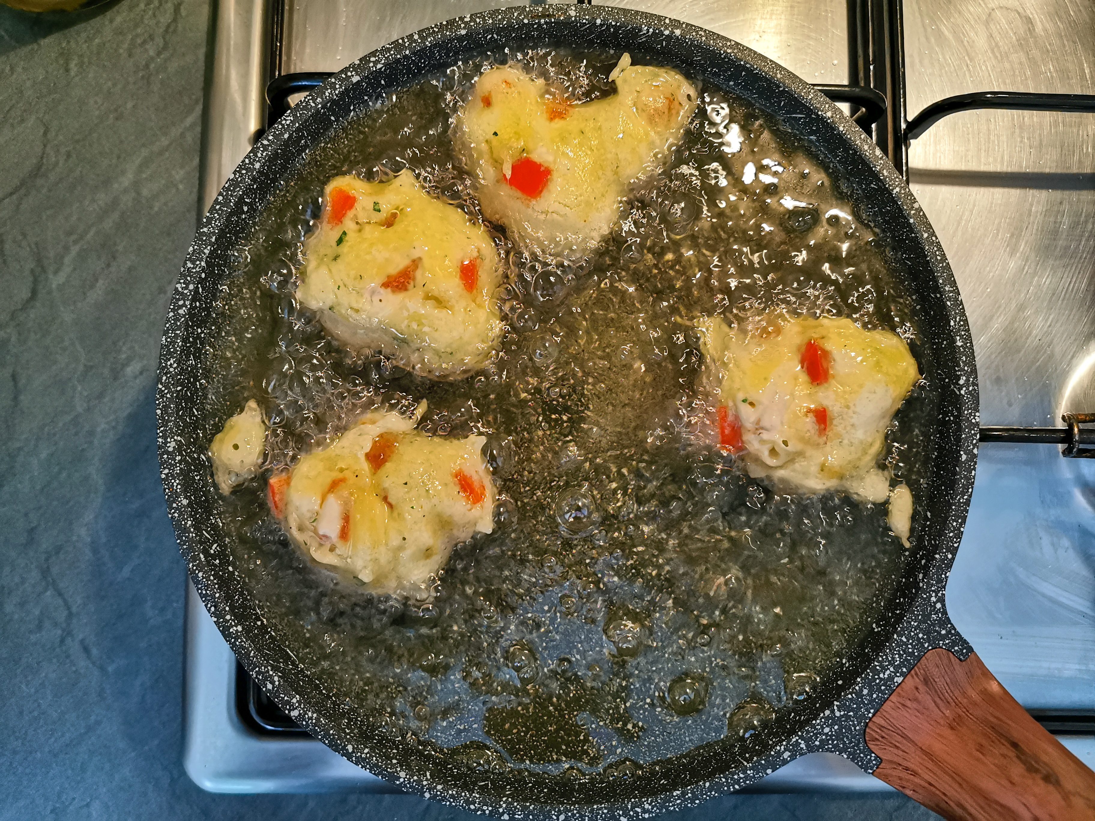 Frittelle ai peperoni