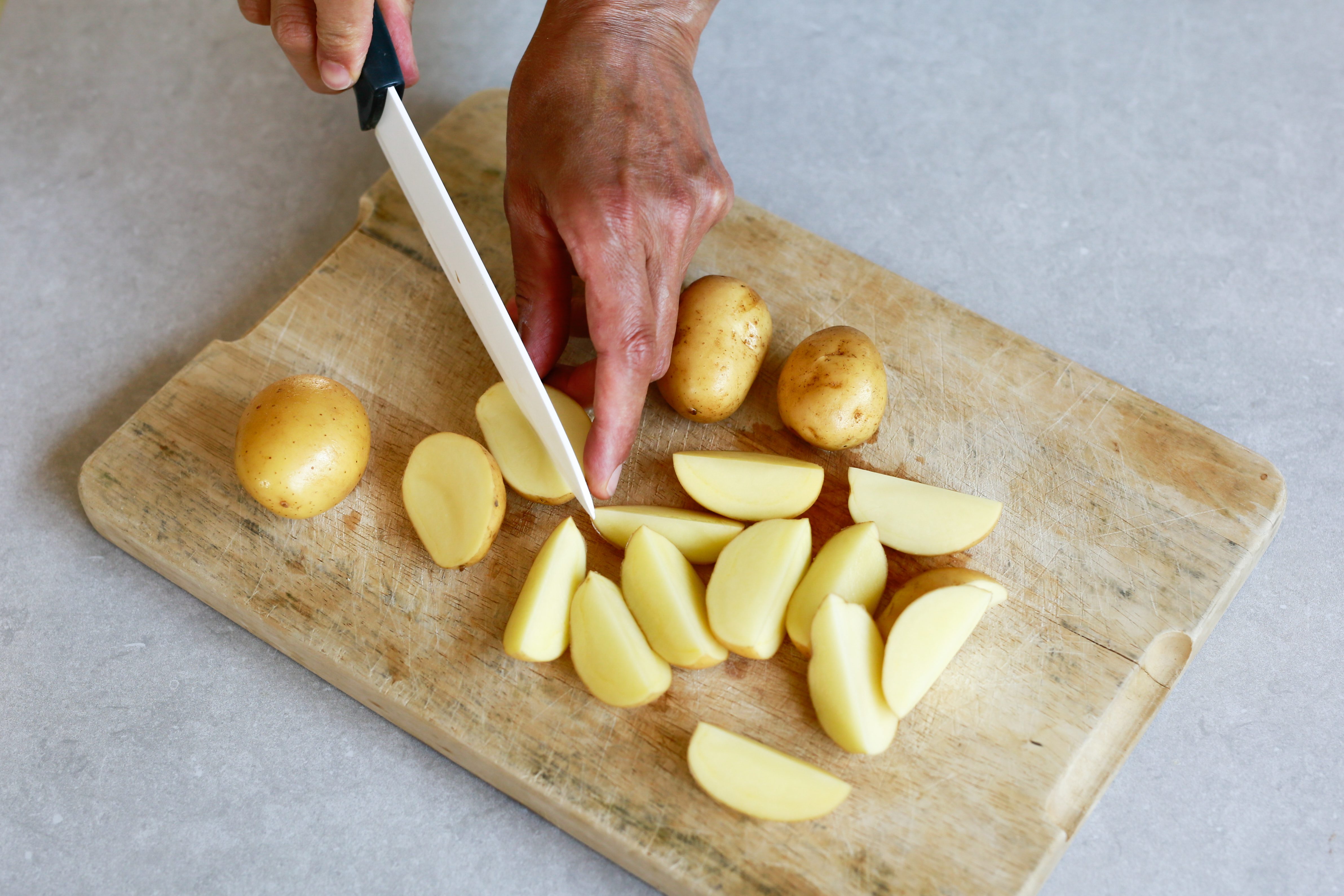 insalata di patate e zucchine