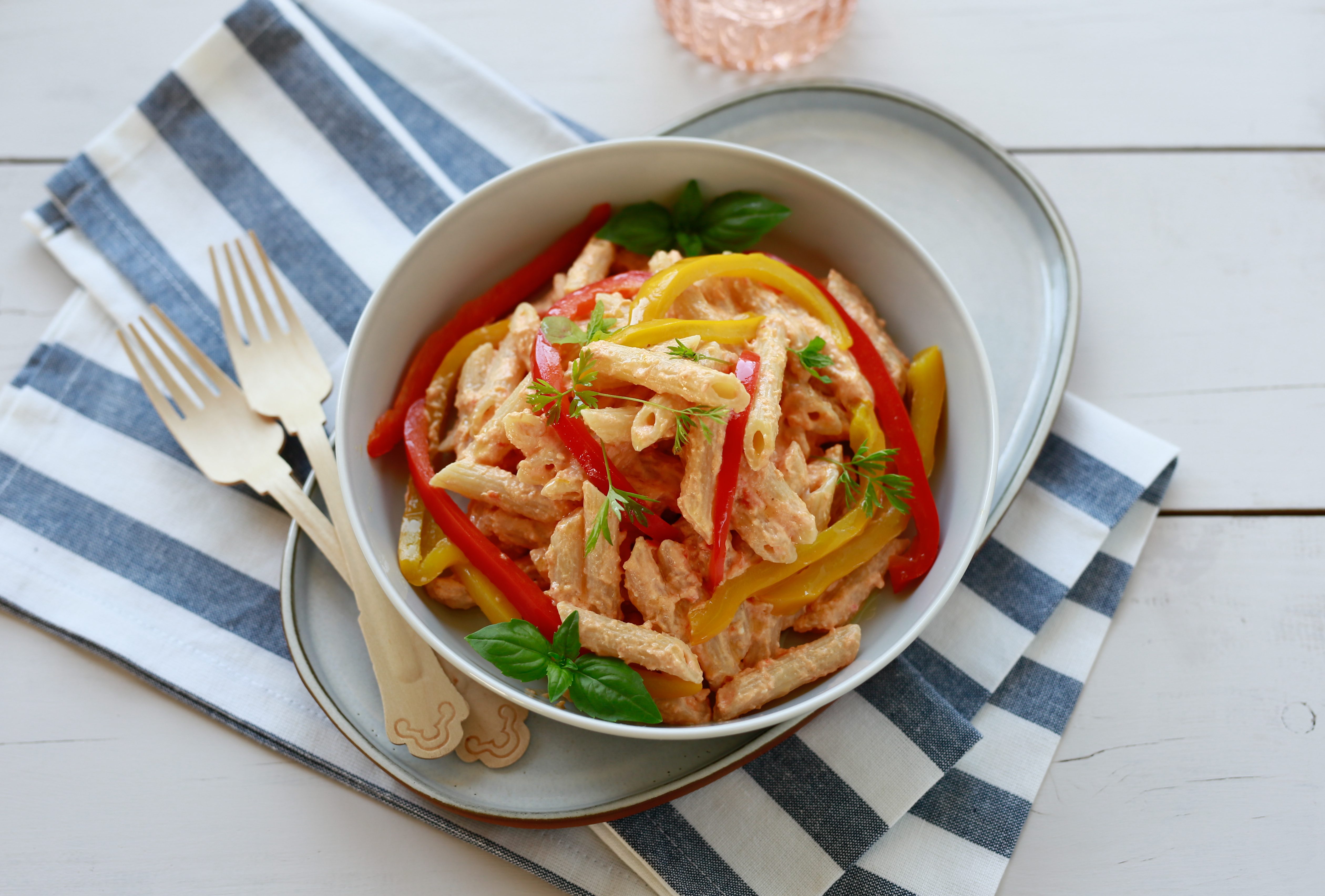 pasta peperoni e ricotta