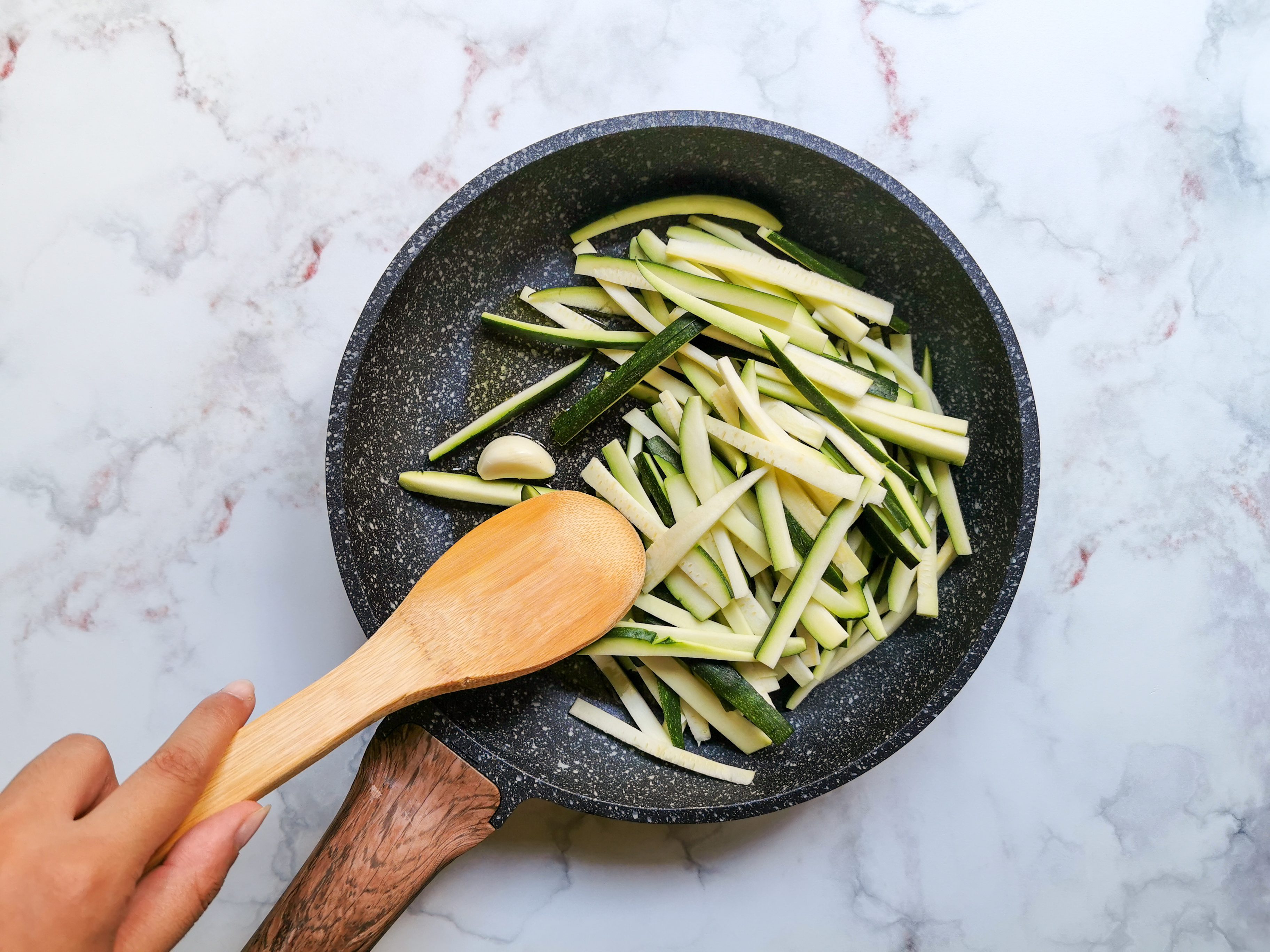 Pasta zucchine e cozze