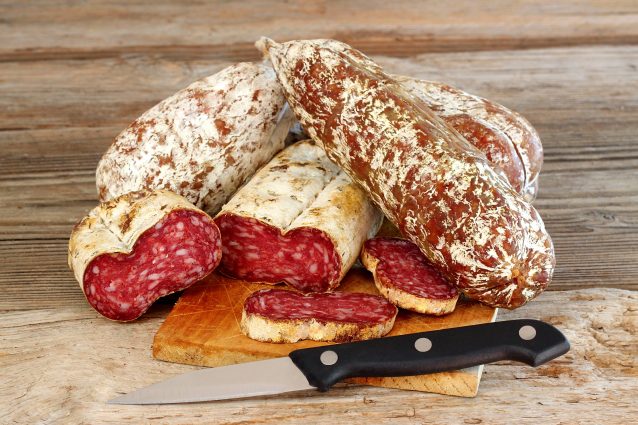 Norcia salumi salami prodotti tipici norcineria
