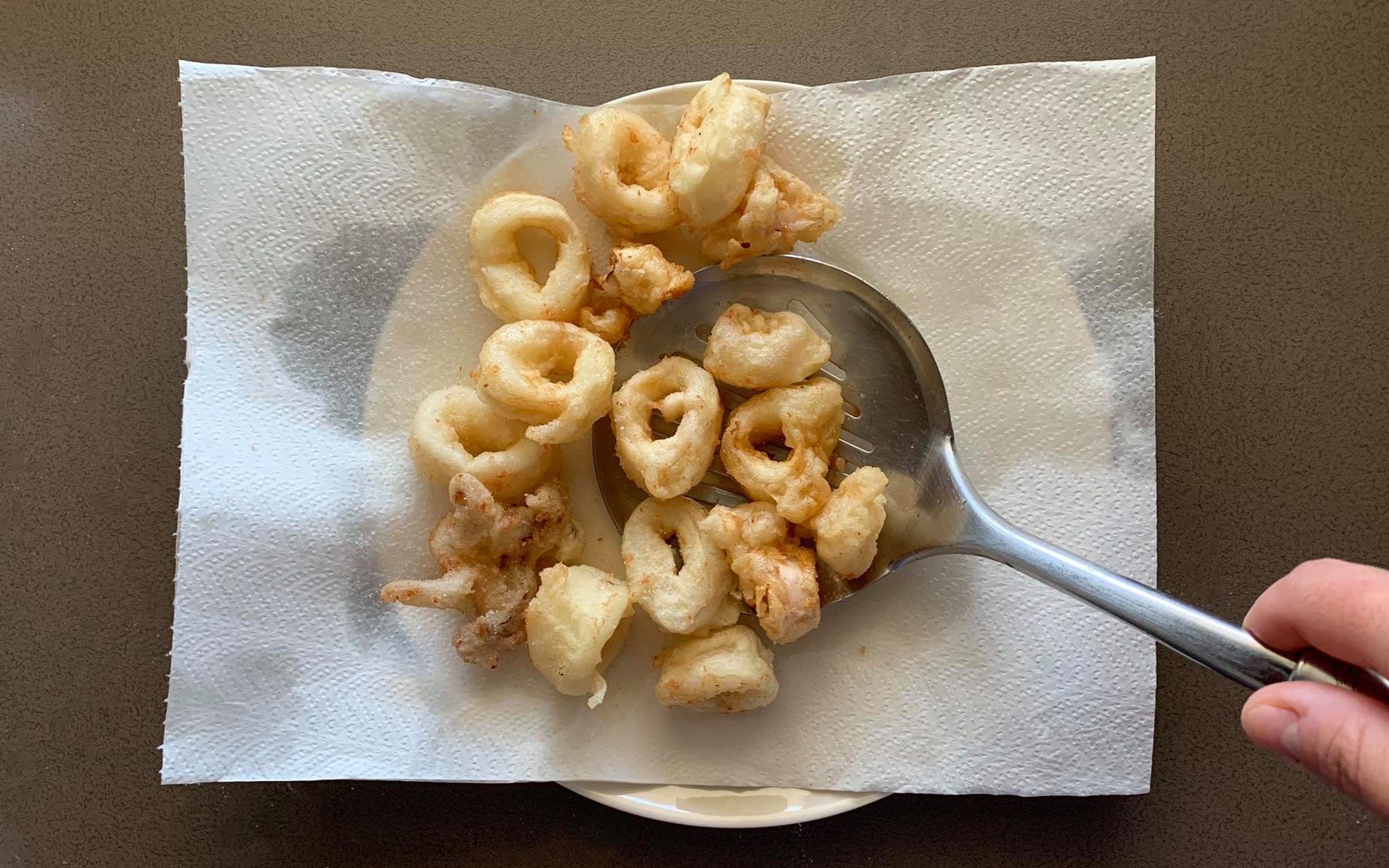 friggere calamari