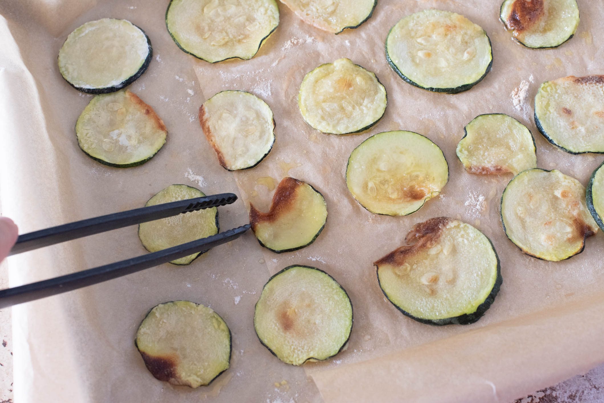 chips di zucchine al forno