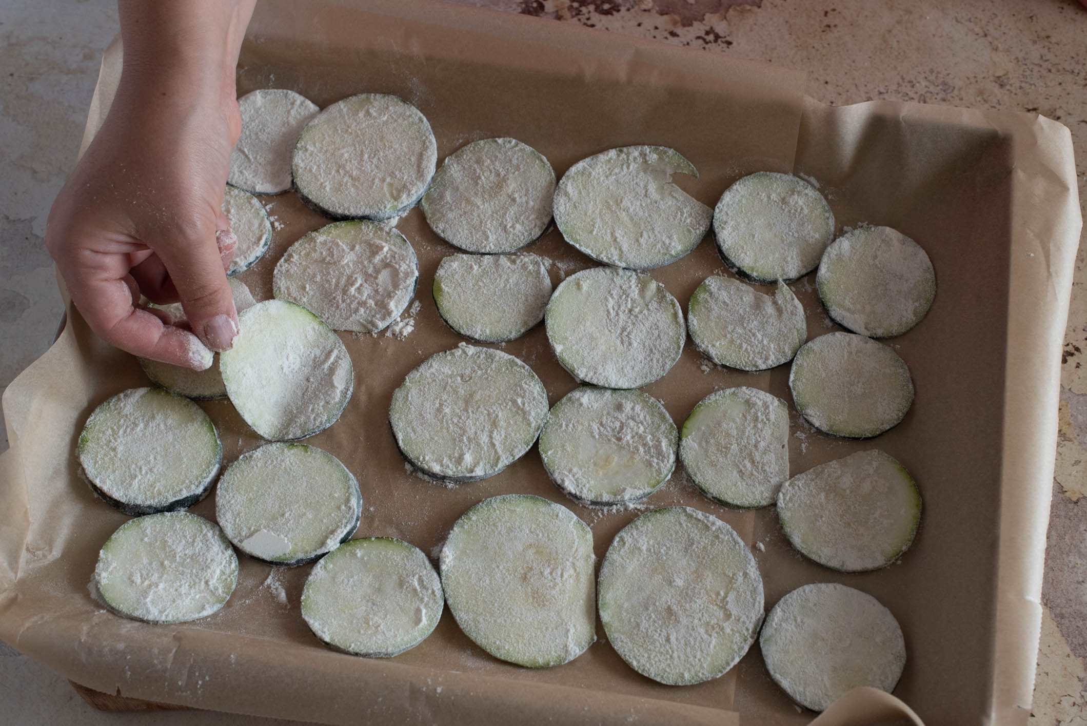 chips di zucchine al forno